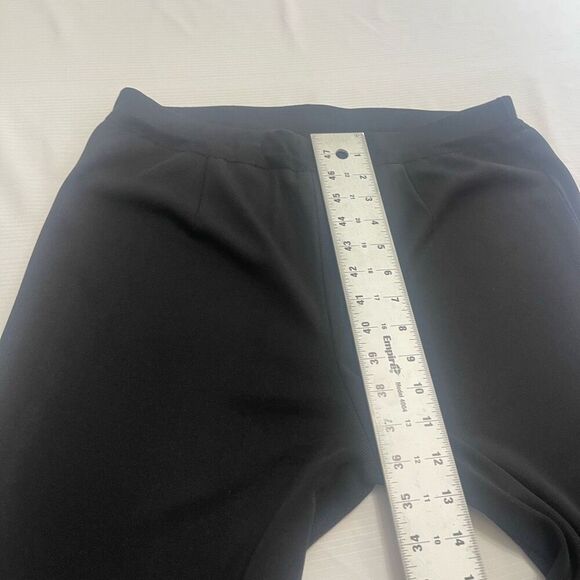 Exclusively Misook Black Acrylic Pants Size Medium - Picture 3 of 6
